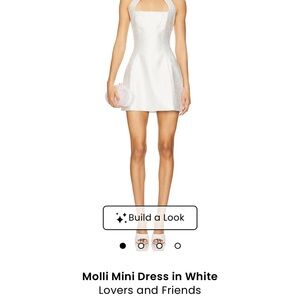 Lovers + Friends White Molli Mini Dress